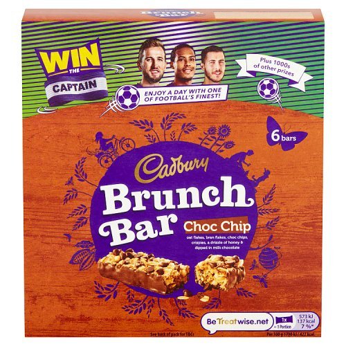 CAD BRUNCH BAR CHOC CHIP 6 PK x 32GR