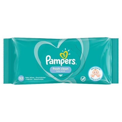 Pampers Scented Baby Wipes 52 pk D