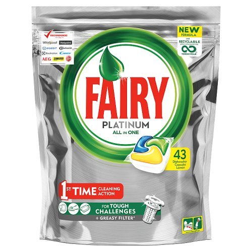 Fairy Plat Lemon Dishwasher Tabs 43s