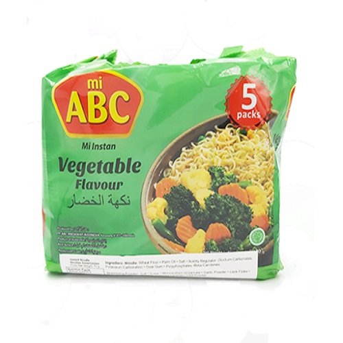 ABC Noodles Vegetable 5x70gr