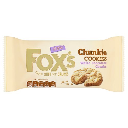 Foxs White Choc Chunk Cookies 180g