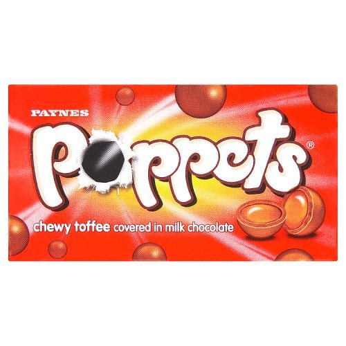 Poppets Milk Chocolate Toffee Carton