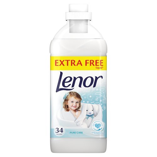 Lenor 1.19l Fabric Cond Pure Care 34 Wash