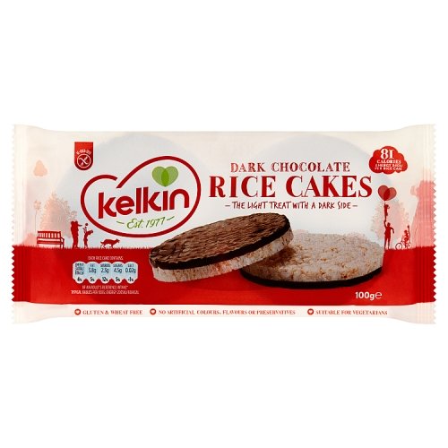 Kelkin Dark Choc Rice Cakes 100gr