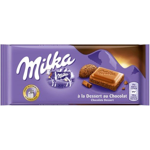 Milka Dessert Chocolate Bar 100g EU