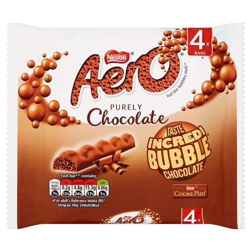 Aero Bubbly Bar Milk  4Pk x 27g