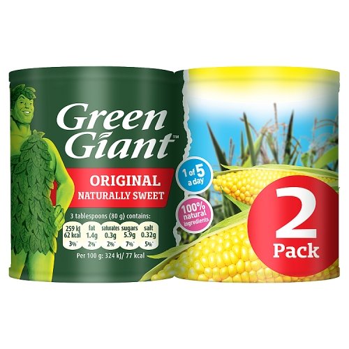 Green Giant Sweetcorn 198g x 2pk