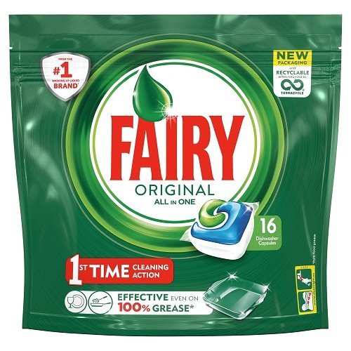 Fairy All in 1 Dishwasher Tab 16's