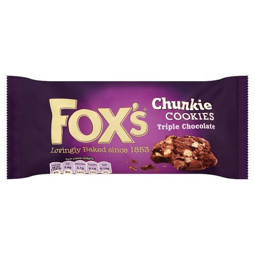 Foxs Triple Choc Chunk Cookies 180g