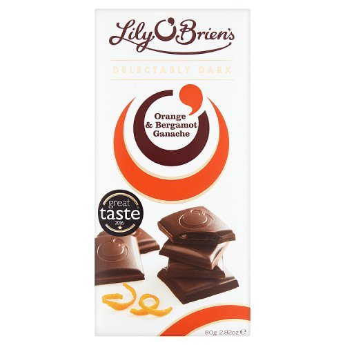 Lily Orange + Bergamot Dark Bar 80gr