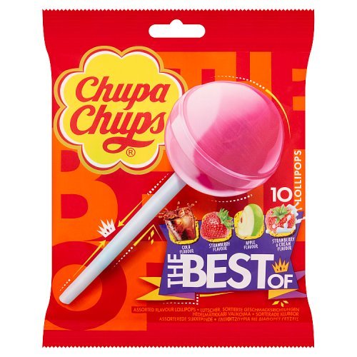 Chupa Chups The Best of Cola/milky/Fruits x 10