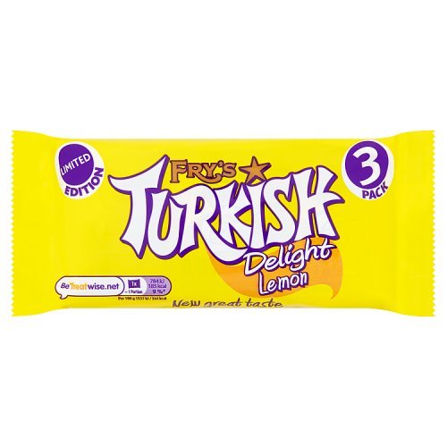 Frys Turkish Delight Lemon 3pkx51gr