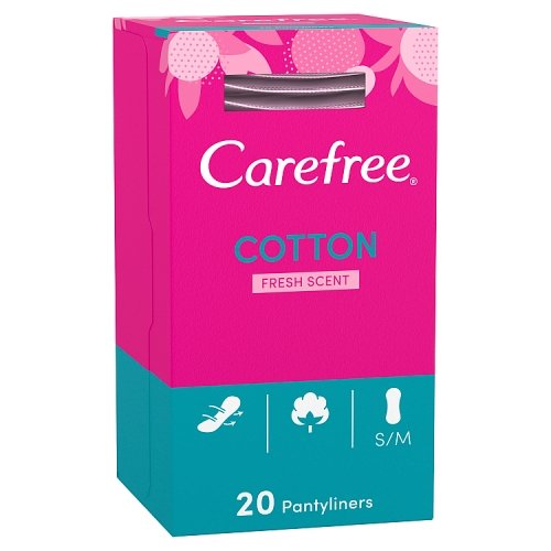 Carefree Cotton Fresh Scent Pantyliners 20s D