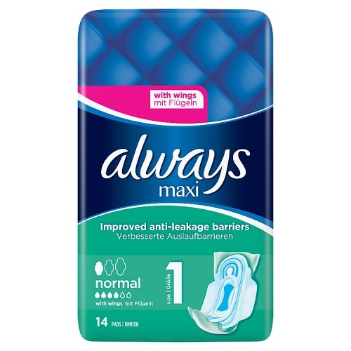 Always Maxi Pads Normal 14s D