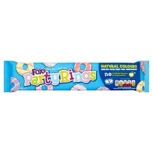 Foxs Party Rings 125g