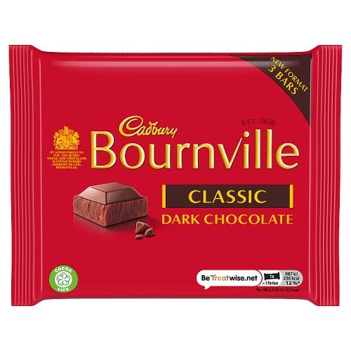 Cad Bournville 3pk x 45gr