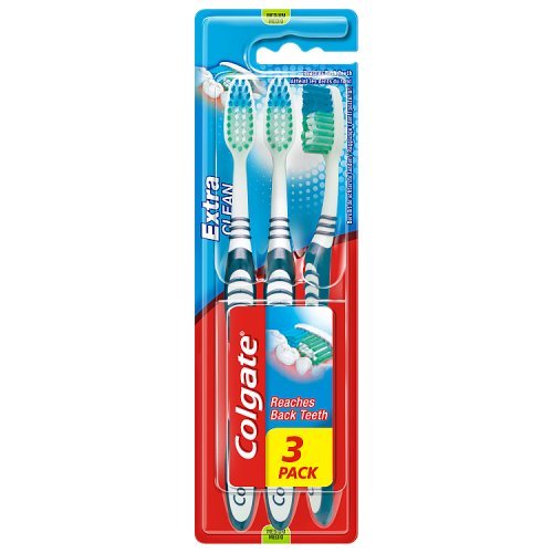 Colgate Extra Clean 3pk T brush